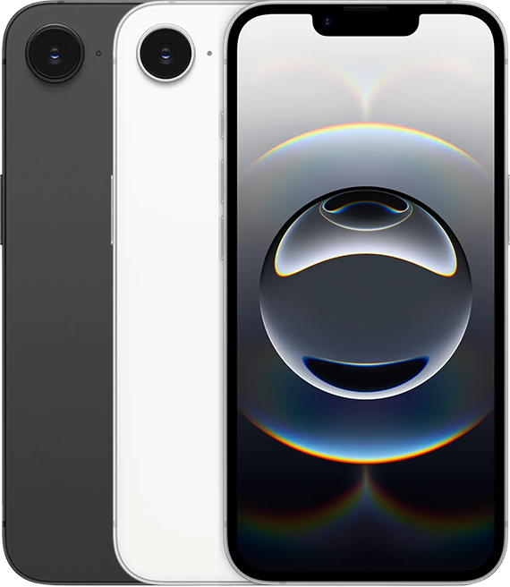 iPhone 16e 128 GB Branco — Novo — Frente — ATTO Phone Rio de Janeiro
